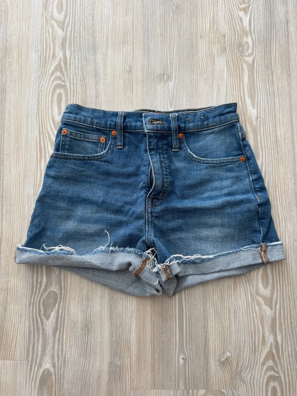 Madewell HR Denim Shorts 25